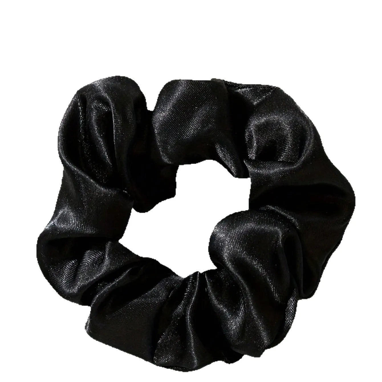 5pcs Retro Real Silk Large Scrunchies - Premium Hair Bands for Women, Suitable for Top Knots, Hair-friendly Hair Ties