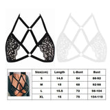 New Sexy Lace Women's Bra Lingerie Fashion Push Up Female Bralette Top Adjustable No-Slip Female Bra Perspective Women Underwear