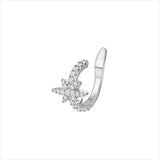 EVISPOL 1Pc Hot Sale Cute Metal Leaf Earcuff Clips On Earring for Women Fake Piercing Cartilage Earrings Ear Ring Without Hole