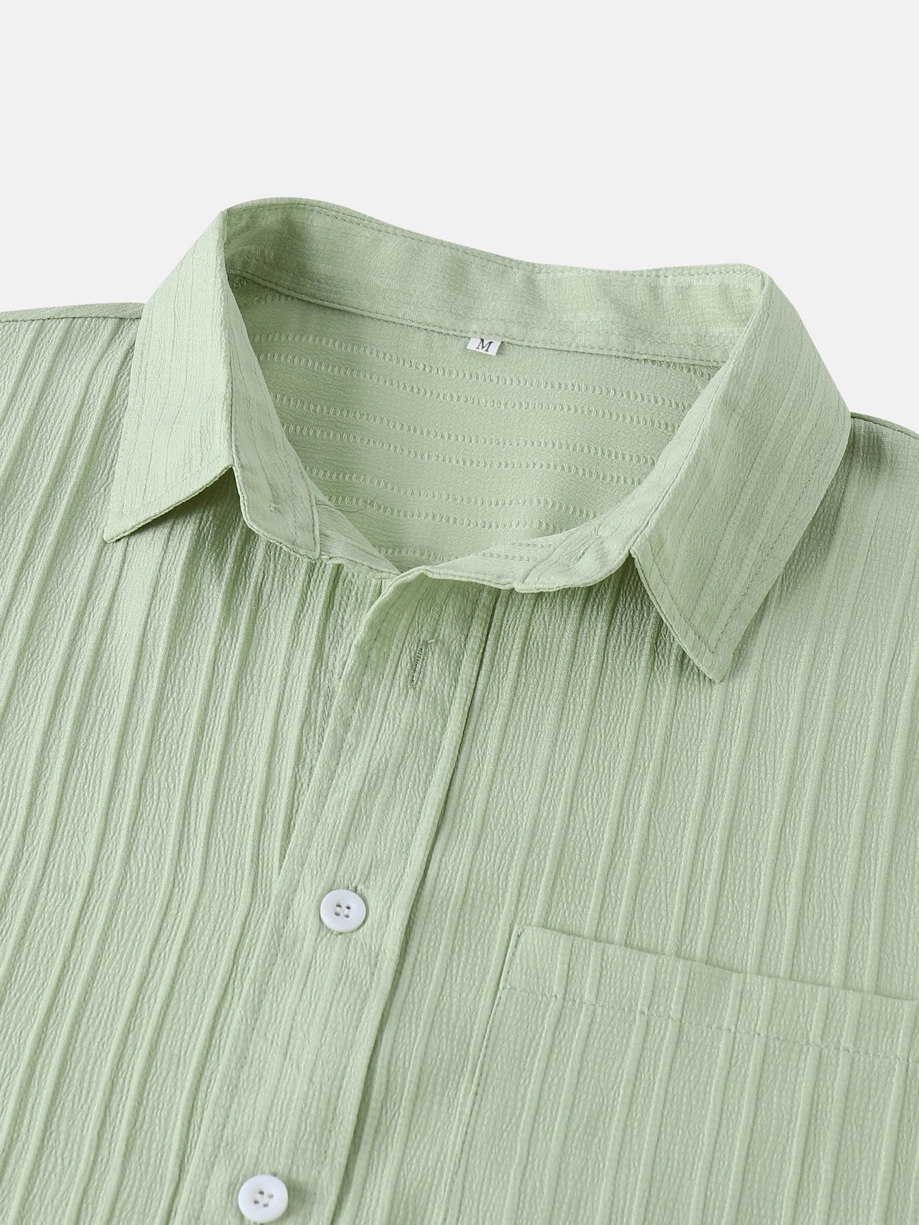 Men's  Comfortable Shirt Summer Beach Men's Shirt   Men's Short Sleeve Shirts  Solid Color Casual Short Sleeve Shirt
