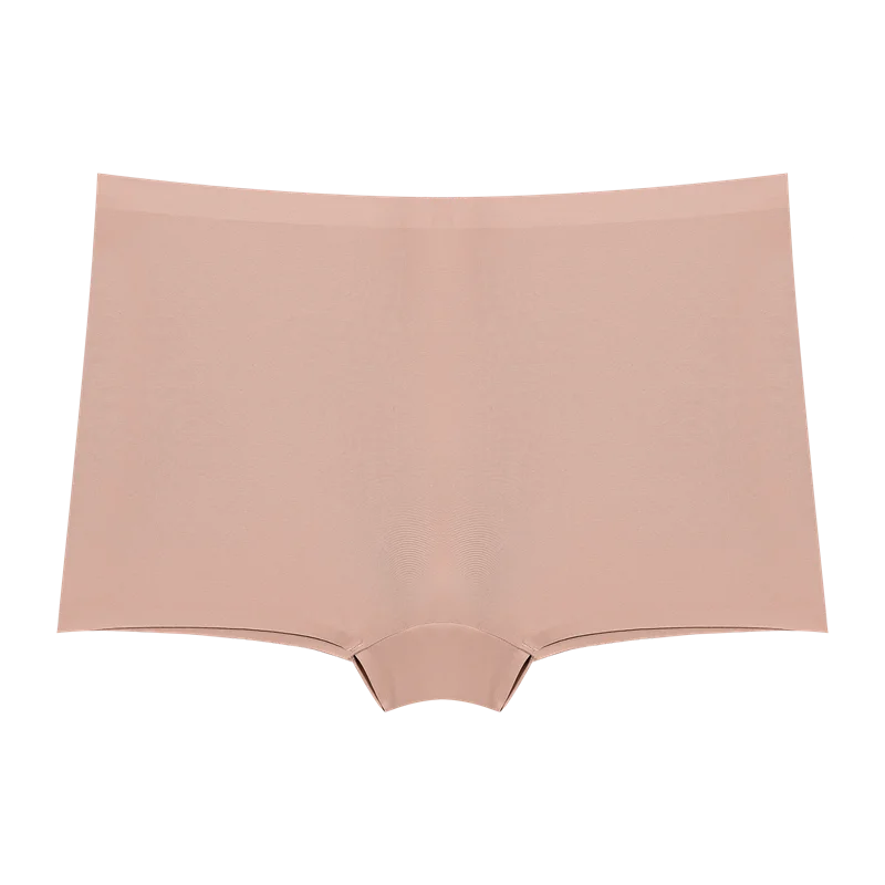 1Pc Women's Seamless Panties Sports Boxers Underwear Female Solid Color Comfortable Briefs Cozy Lingerie Intimate Underpant S-XL