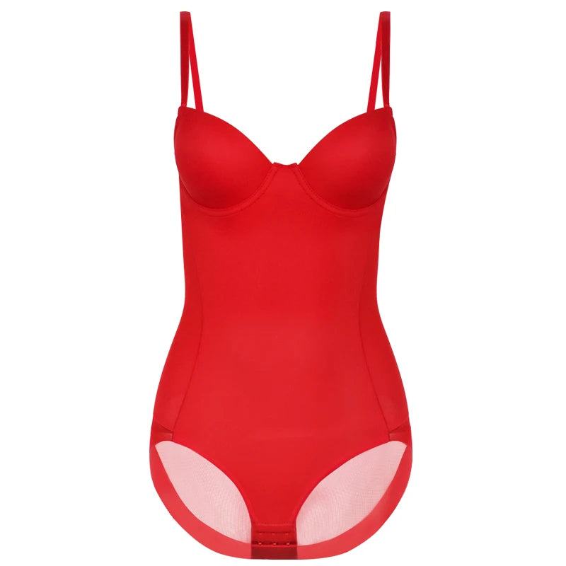Bodysuit Women Shapewear Body Shaper With Cup Compression Bodies Belly Sheath Waist Trainer Reductive Slimming Underwear