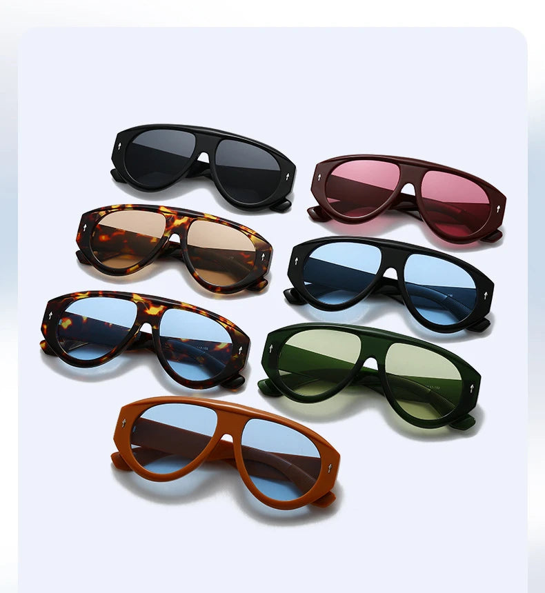 Hot Aviation Sunglasses Women Fashion Trendy 2026 Large Frames Casual Travel UV400 Sun Glasses For Shades Oculos Feminino