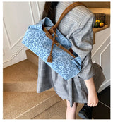 Leopard PU Leather Shoulder Bags for Women 2026 Luxury Designer Brand Trend Tote Bag Females Short Handle Handbags and Purses