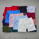 DFDK Women High Waist Yoga Shorts Scrunch Butt Lift Workout Shorts Squat Proof Fitness Gym Running Sports Push Up Athletic Leggi