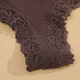 7PCS/Set Women Sexy Lace Panties Cotton Seamless Brazilian Panties Female Sexy Low Rise Soft Underwear G-String Lingerie S-XL