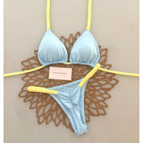 Micro Bikinis 2025 Push Up Women Swimsuits Sexy Swimwear Brazilian Bikini Set Thong Biquini Solid Swimsuit Summer Beachwear