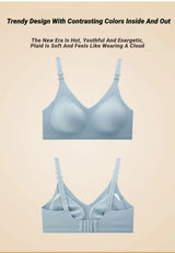 Women'S Seamless Bras Ladies Thin Style Soft Breastfeeding Bra Underwear Comfortable Lingerie Gather Support Plus Size