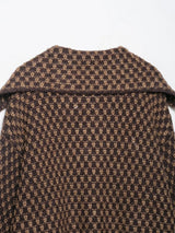 2026 New Autumn Brown Long Sleeve Knitted Cardigans Women Elegant Lapel Single Breasted Loose Sweater Coat Knitwear Korean Style