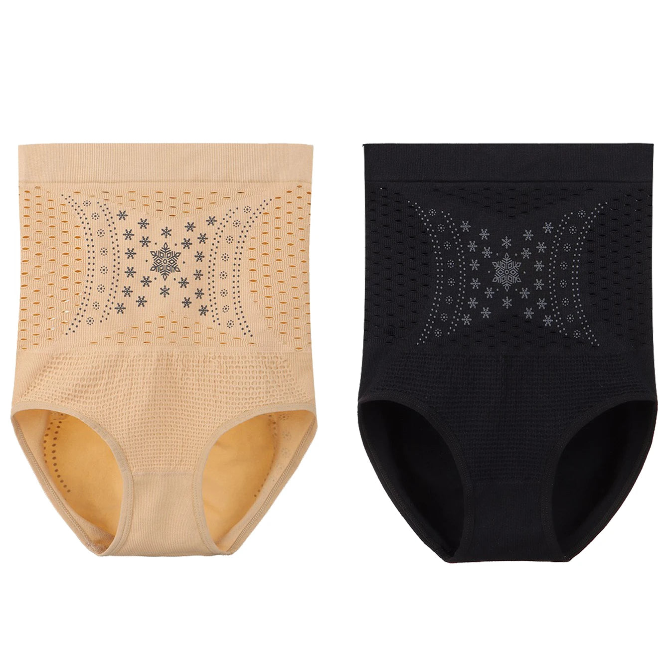 Seamless Restoration Shaper Brief Women Tummy Control Shapewear Hollow Out Fat Burning Slimming High Waist Underwear Panties