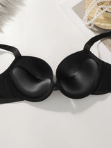 Sexy leopard print 2-piece set with gathered lifting and thickened steel support bra set for women's underwear B2051