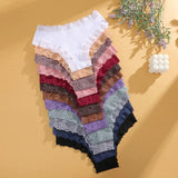 7PCS/Set Women Sexy Lace Panties Cotton Seamless Brazilian Panties Female Sexy Low Rise Soft Underwear G-String Lingerie S-XL