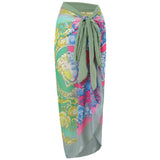 2026 New Sexy Print Retro Swimwear Beach Dress Cover Up Long Skirts Skirt Party Outfits Swimsuit Beachwear