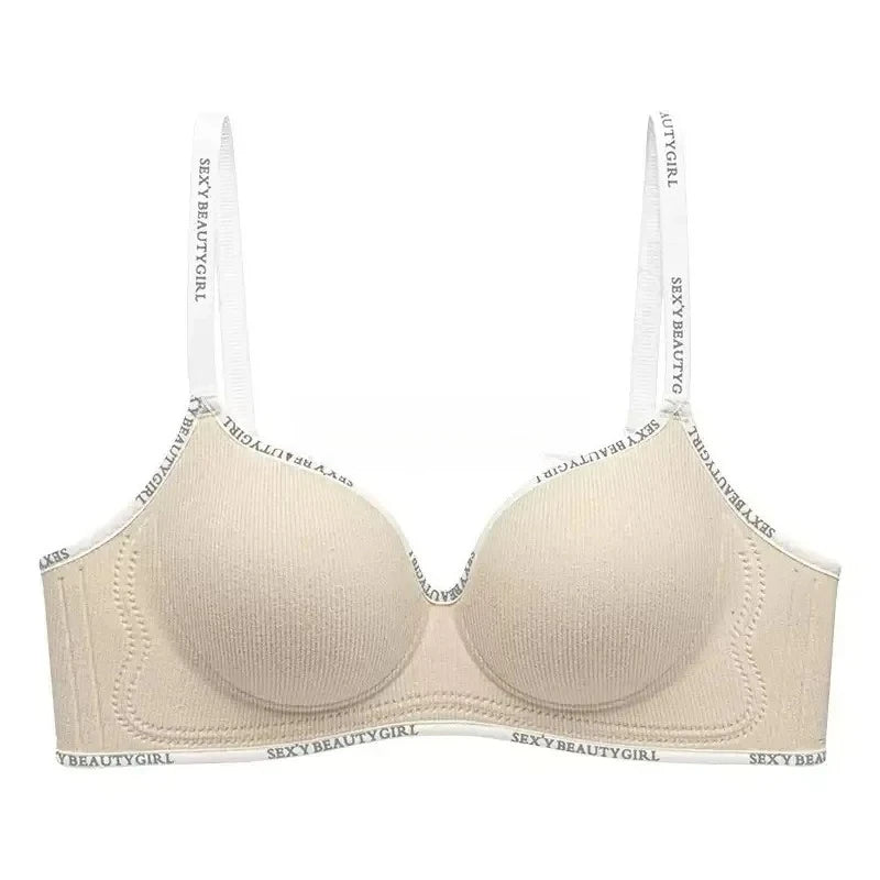 Wireless Push Up Bra for Small Chest A-C Cup Seamless 3D Pads Anti-Sagging Bralette No Trace Underwear