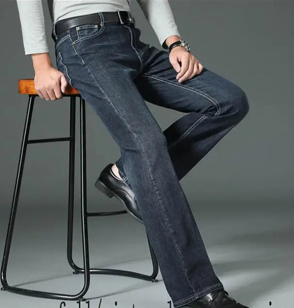 Men's Flared Jeans Loose Men Big-Leg Jeans Men Flared Pants Boot Cut Leg Designer Classic Jeans Multiple Styles Size 28-40