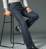 Men's Flared Jeans Loose Men Big-Leg Jeans Men Flared Pants Boot Cut Leg Designer Classic Jeans Multiple Styles Size 28-40