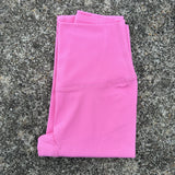 Solid Color Back Waist Pocket High Waist Yoga Legging Women Sport Cropped Pants Butter Athletic Gym Comprehensive Training Jog