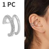 EVISPOL 1Pc Hot Sale Cute Metal Leaf Earcuff Clips On Earring for Women Fake Piercing Cartilage Earrings Ear Ring Without Hole