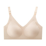 Women'S Seamless Bras Ladies Thin Style Soft Breastfeeding Bra Underwear Comfortable Lingerie Gather Support Plus Size