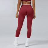 Women Seamless Sports Yoga Fitness Cycling Elastic Gym Running Sports Pants Ignite Sculpt Scrunch Workout High Waisted Leggings