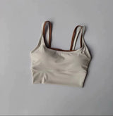 Sports Underwear Bras Top Women's Shockproof Gathering Fitness and Breasts Wearing Yoga Quick-drying Suspender Vests in Summer
