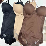 Women Shapewear Bodysuit Tight Slimming body Shaper Bodysuit with Bras