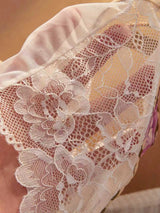 Sexy Lace Floral Underwear Set Women's Ultra-Thin Bra Set 2-Piece Bra And Panties Combo for Ladies