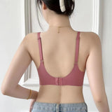 Japanese Style Seamless Push-Up Bra Comfort Wireless Underwear Women's Deep V Neck Bralette 3/4 Cup Daily Comfort Lingerie S-XL