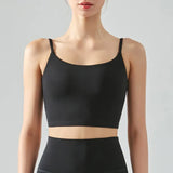 High-end Sports Bra Gym Camisole Fixed Pad Push-up Sports Underwear Women's Strapless Beauty Back Training Fitness Bra Yoga Bra