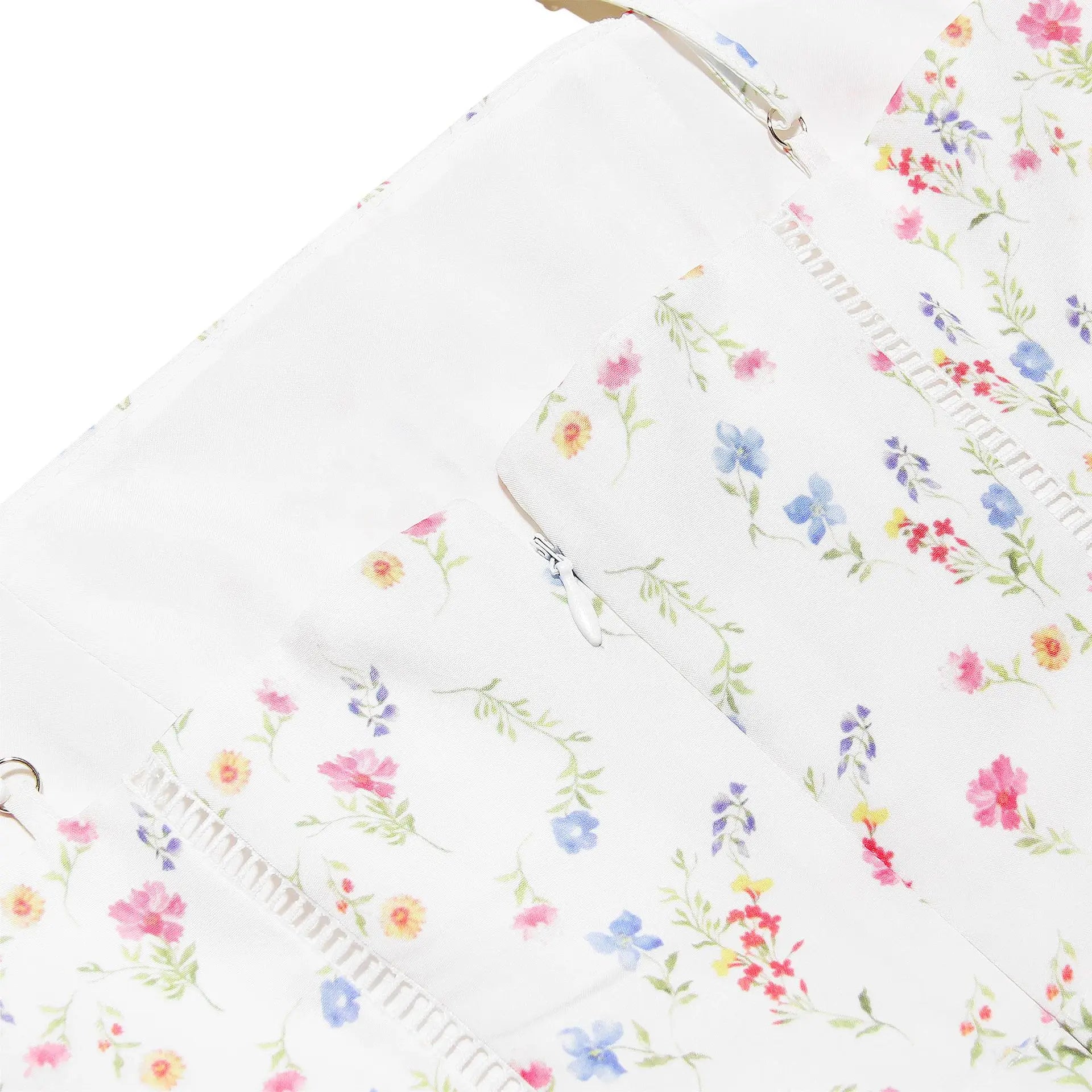 Suninheart Summer Clothes for Women Midi Elegant Dress 2025 New Arrivals White Floral Print Holiday Dress