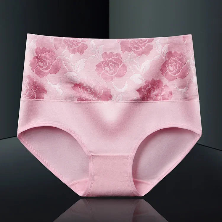 3Pcs/Lot Women's Underwear Plus Size Cotton Panties High Waist Briefs Sexy Lingerie Female Pantys M-5XL Seamless Underpant Girls