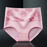 3Pcs/Lot Women's Underwear Plus Size Cotton Panties High Waist Briefs Sexy Lingerie Female Pantys M-5XL Seamless Underpant Girls