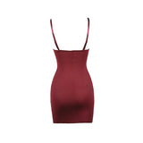 Slimming Full Length Shapewear Slips Nude Straight Tube Dress Body Shaper Women Skinny Under Dresses Underwire Cup Black