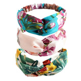 Fashion Women Girls Summer Bohemian Hair Bands Print Headbands Vintage Cross Turban Bandage Bandanas HairBands Hair Accessories