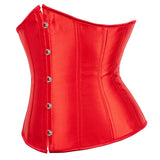 Underbust Corset Waist Slimming Corset Bustiers Body Shaper for Women Steampunk Lace-up Corset Belt Waist Trainer