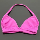 HISTELLO Impact Strappy Bra Women Seamless Gym Underwear High Support Halter Sexy Sports Clothing Push-up Yoga Workout Tank Top