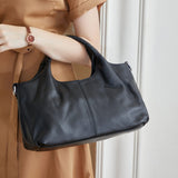 Genuine Leather Shoulder Bags and Quiet Luxury Handbags for Women Purses Designer Cross Body Hobo Medium Size Tote Bags