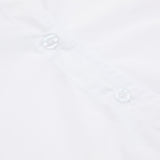 New Women's Fashion Casual Polo Neck Bow Tie up Short Edition Double Breasted Poplin Shirt