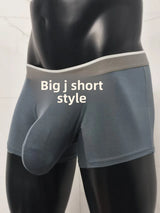 Men Modal Boxer Briefs Big Pouch Underwear Extra Large Bulge Enhancing Breathable Cooling Lightweight Mens Boxers Shorts Panties