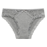 5 PCS/SET New Arrival Low Rise Ladies Sexy Lace Panty Underpants Panties For Women Lingerie Cotton Briefs