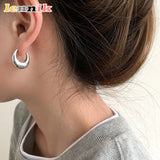 LENNIKOval Elegant Earrings, Women’s 3D Metal Design, Fit for Work/Casual Outfits, Flattering on All Faces, Perfect Gift Choice