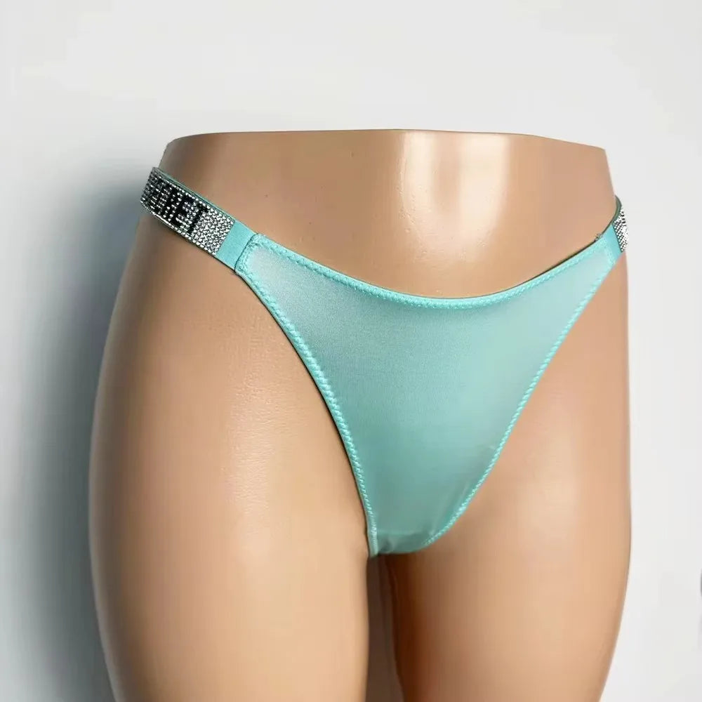 3PCS Victoria's Secret Lace Thongs Woman Comfortable Breathable Panty High Waist Women Underwear Sexy Lingerie Panties Seamless