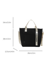 Trending Women Waterproof Nylon Tote Bag Large Capacity Lightweight Crossbody Bag for Student Work Travel Gym