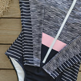 2026 Surfing Sport Swimsuit Long Sleeves Women One Piece Swimsuit  Swimwear Solid Monokini Bathing Suit Tropical Bodysuit Female