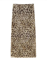 Women Tulle Leopard Print Top with Bandeau Off-the-shoulder Straight-cut Neckline Summer Casual Girls for Summer Blouse