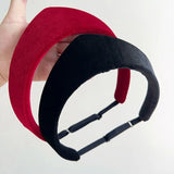2026 Velvet Women Headband Smooth European and American Hairpin Headband Hair Hoop Lady Headwear