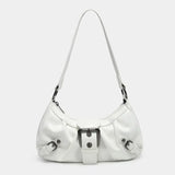 2024 spring hot selling Maillard style retro style small bag spicy girl Y2K wasteland style vintage leather shoulder armpit bag