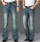 Men's Flared Jeans Loose Men Big-Leg Jeans Men Flared Pants Boot Cut Leg Designer Classic Jeans Multiple Styles Size 28-40