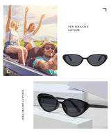 2pcs Retro Small Cat Eye Sunglasses for Women Men Rivet Design Fashion Triangle Sun Glasses Cute Style Multi Color Eyeglasses