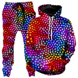 Colorful Abstract Mandala 3D Print Hoodies Pants Set Men's Sweatshirts Sweatpants Two Piece Suits Outdoor Tracksuit Man Clothing